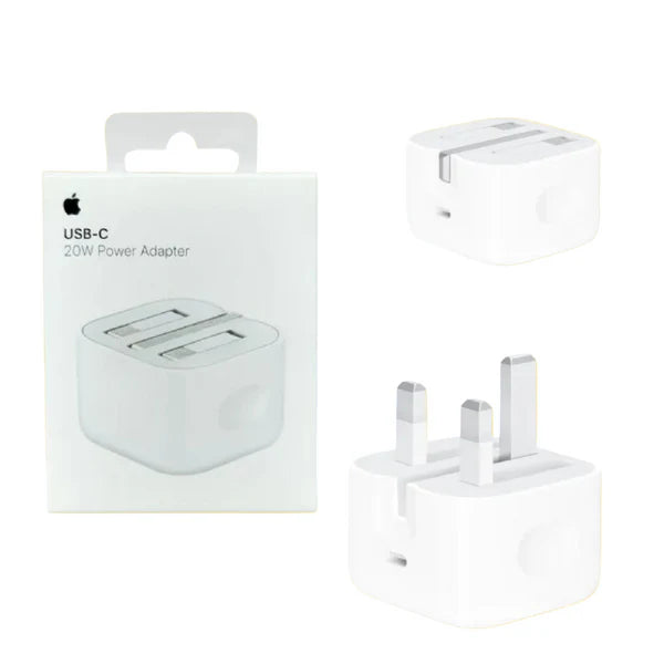Apple Adapter 20W Fast Charging for iPhone & iPad
